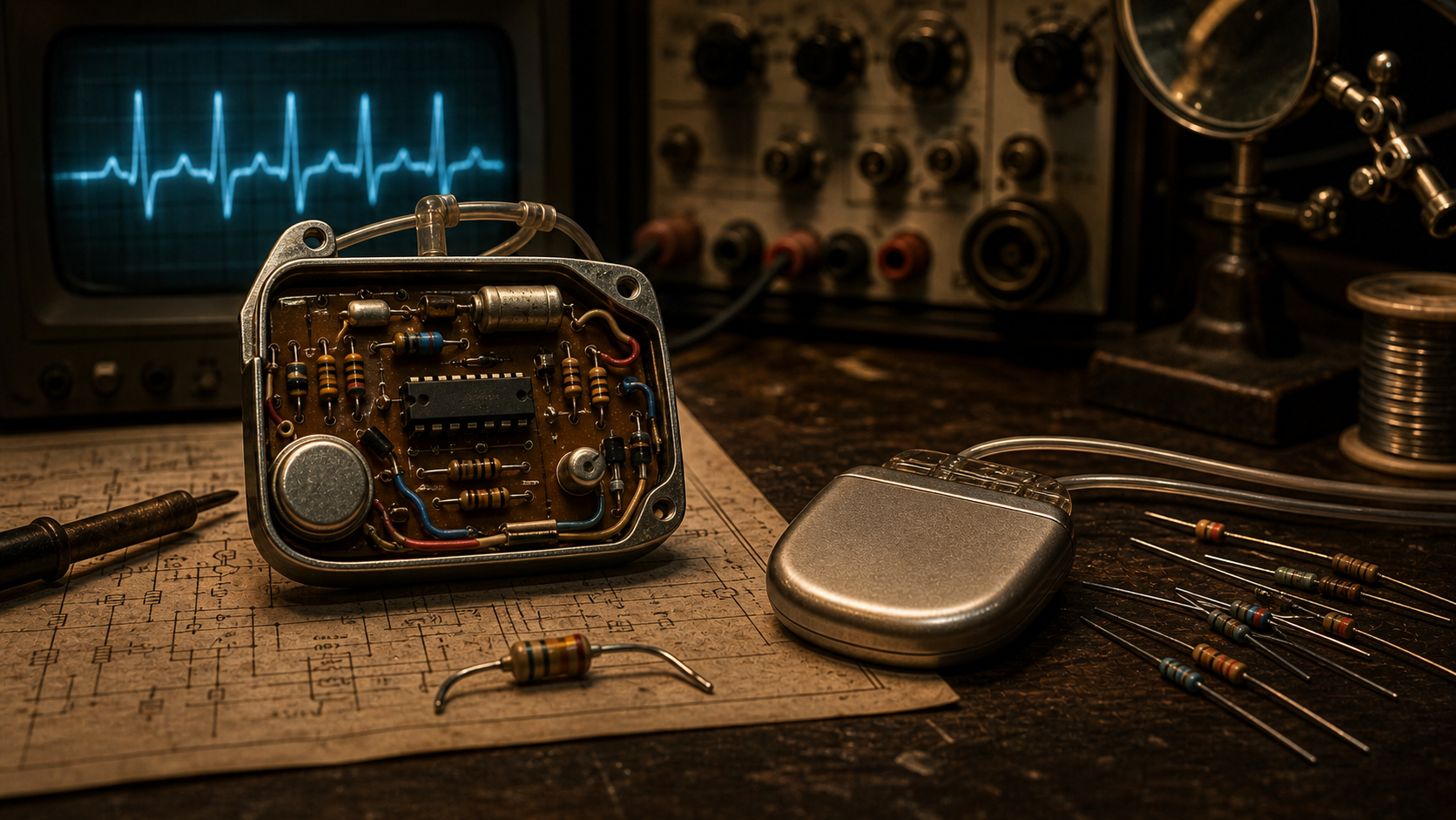 A wrong resistor helped create the implantable pacemaker