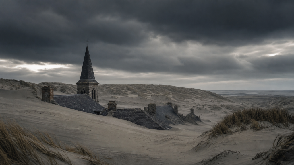 The Village Slowly Being Covered by Sand